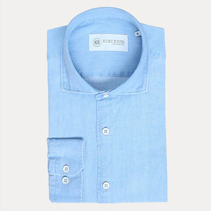 Light Blue Denim Cotton Shirt
