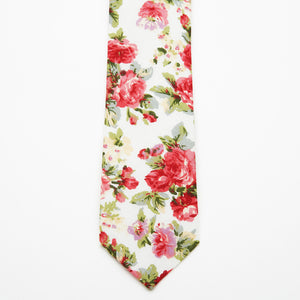 Amaranth Floral Tie