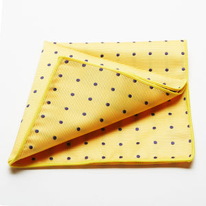 Yellow Dot Pocket Square