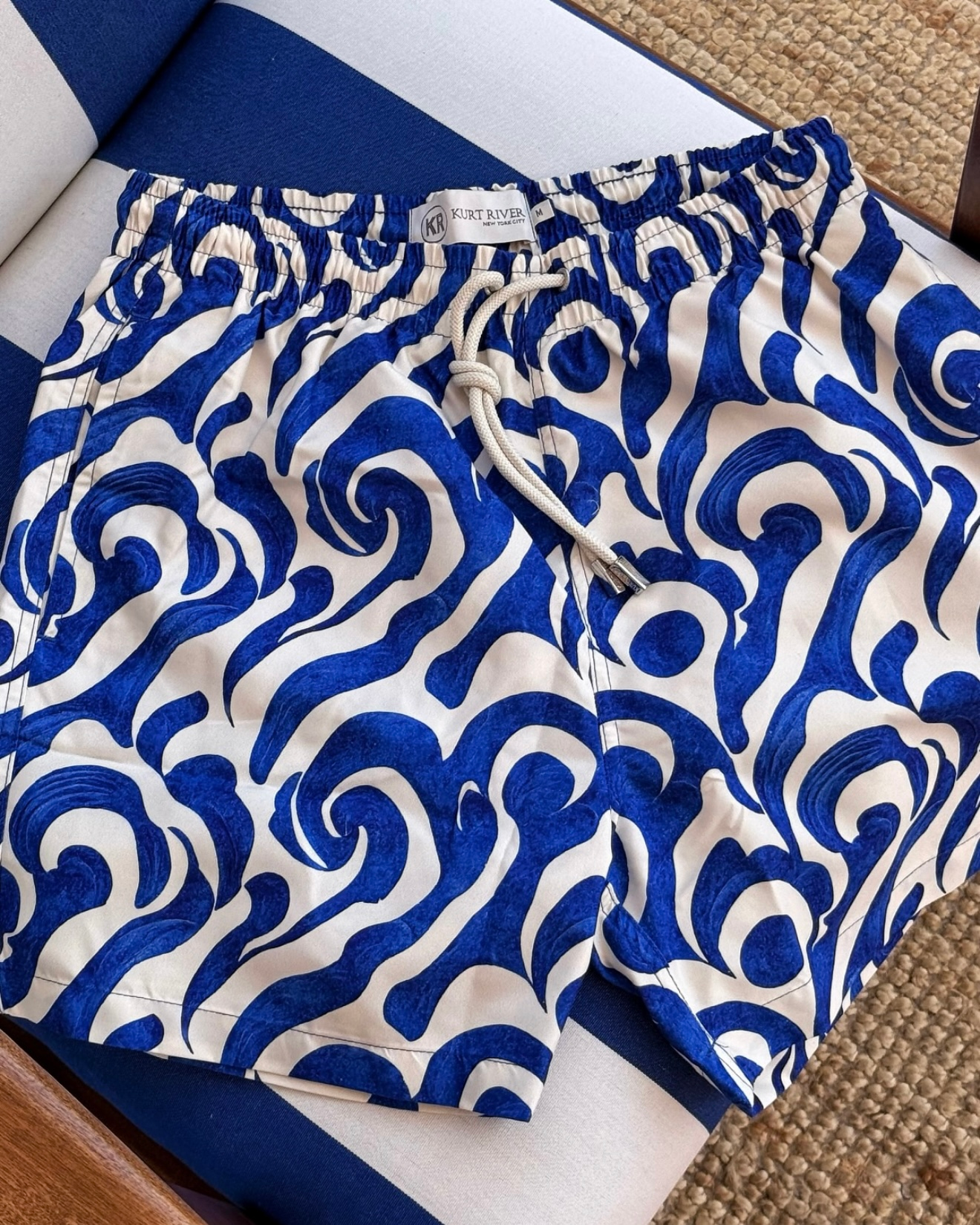 【ブルー（44）】Talley Swim Short Blue Wave Swim Short – Kurt River
