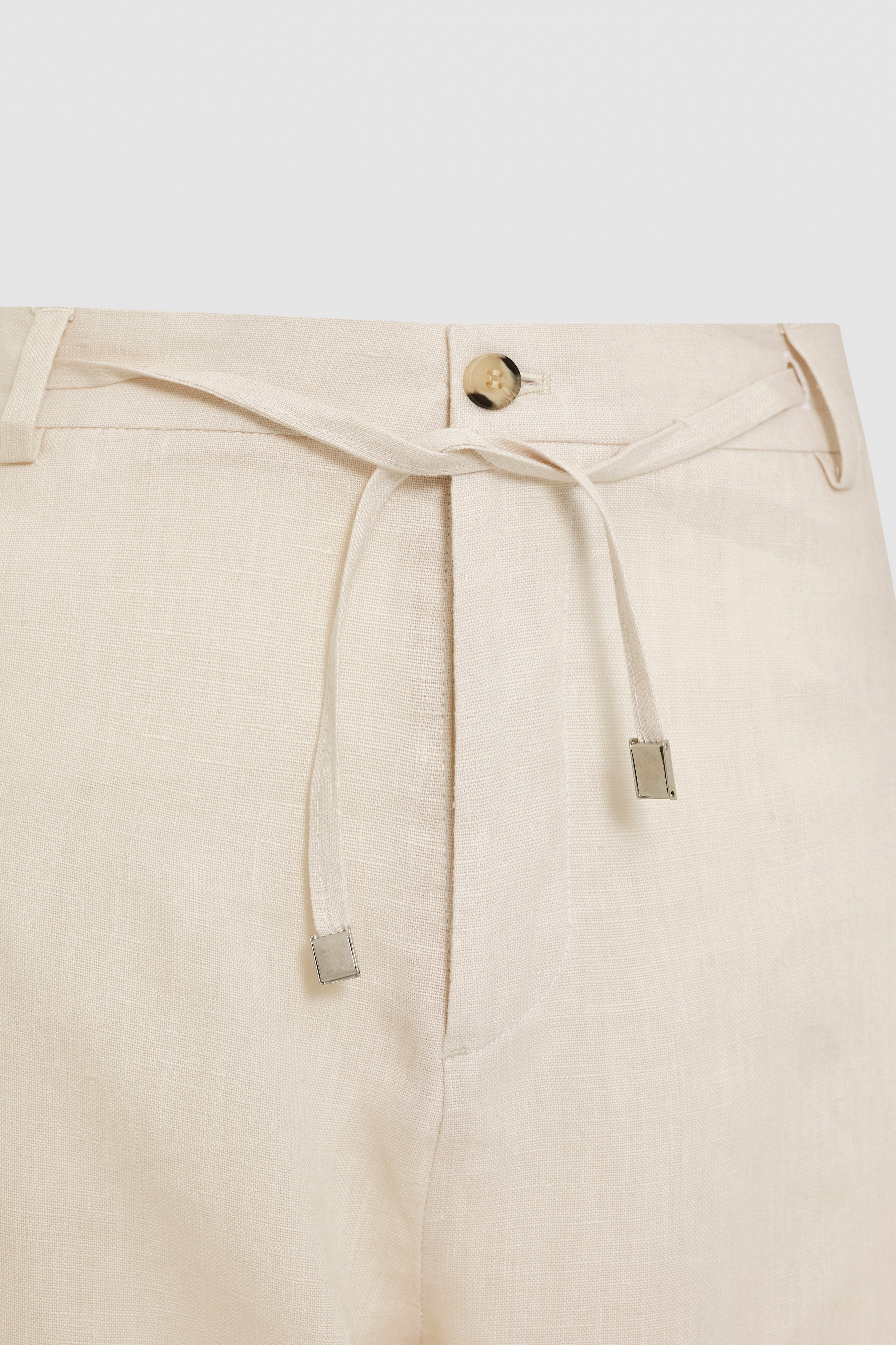 Men's Linen Elastic Waist Pants Sewing Pattern, Men's Pants