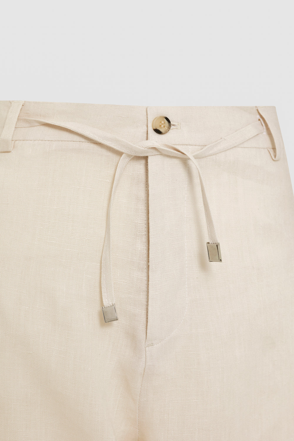 Off-White Linen Pant
