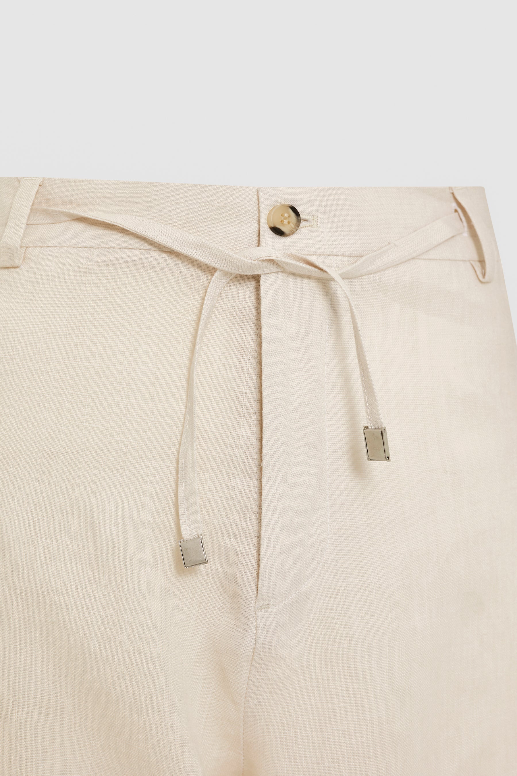 Off-White Linen Pant