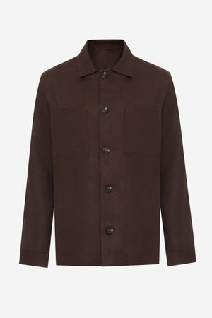 Brown Linen Jacket