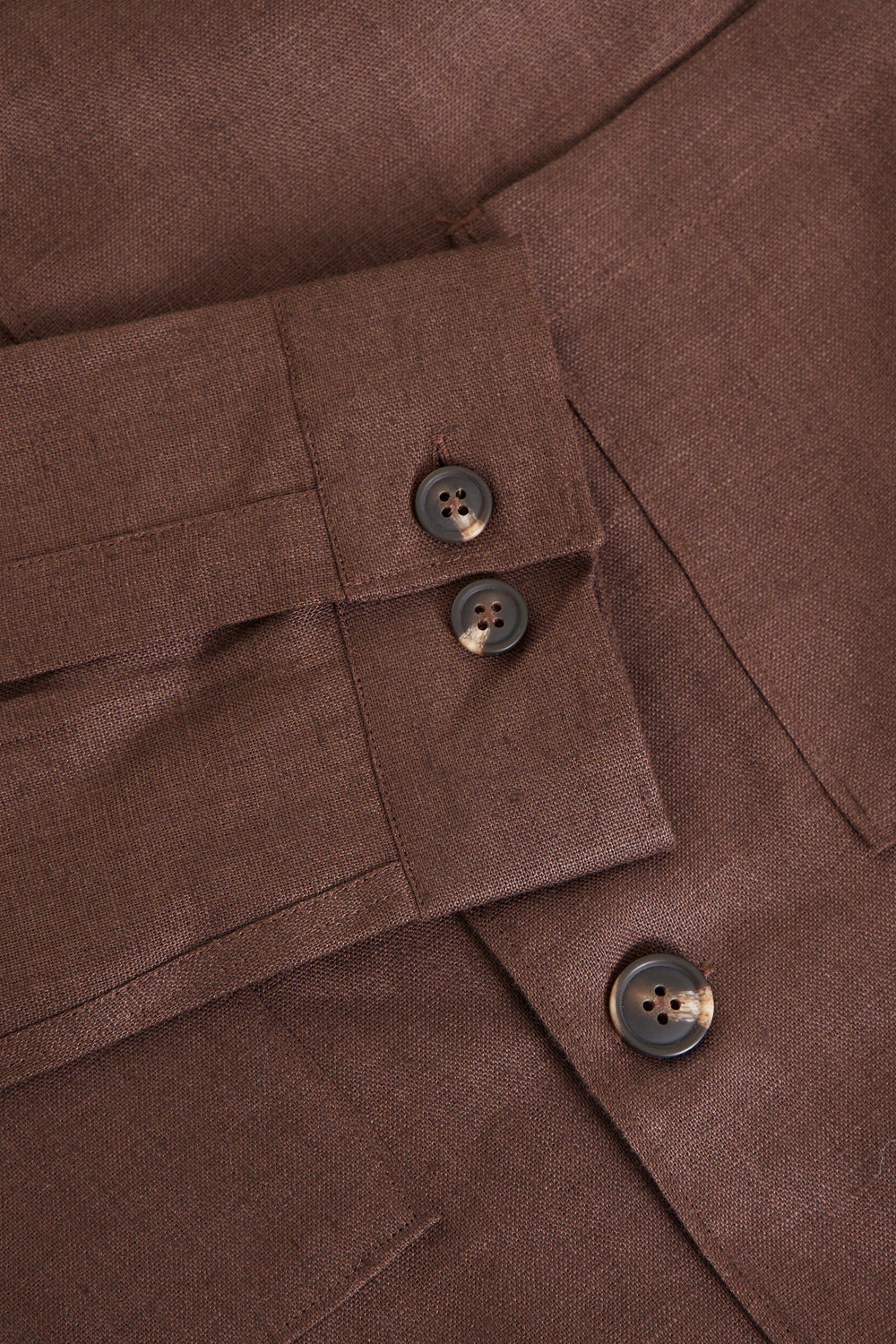 Brown Linen Jacket