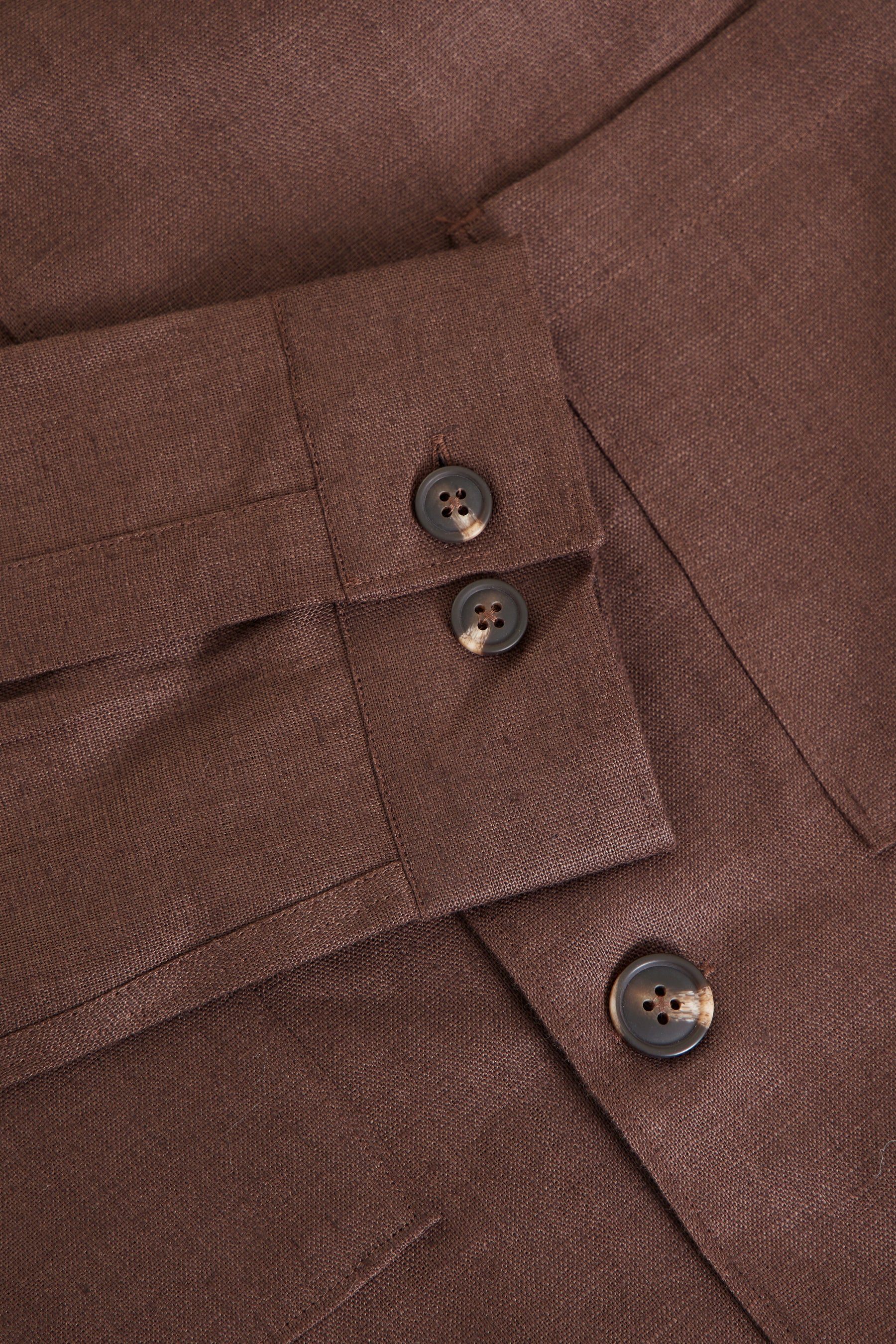 Brown Linen Jacket