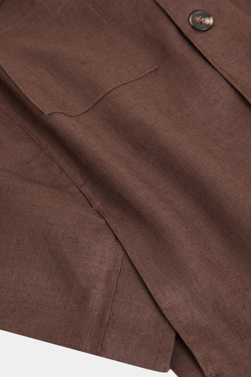 Brown Linen Jacket
