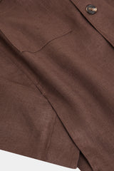 Brown Linen Jacket