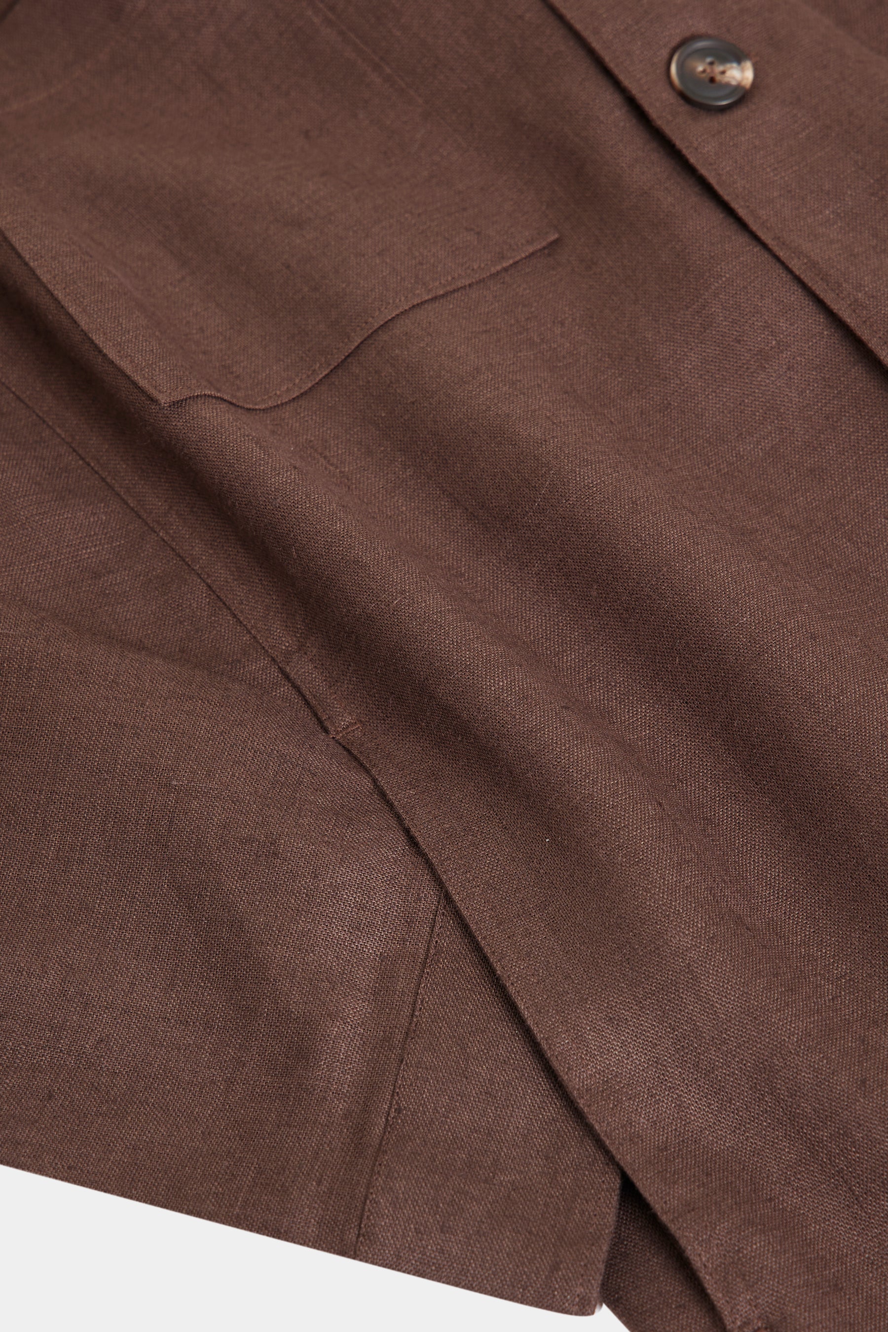 Brown Linen Jacket