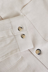 Off-White Linen Jacket