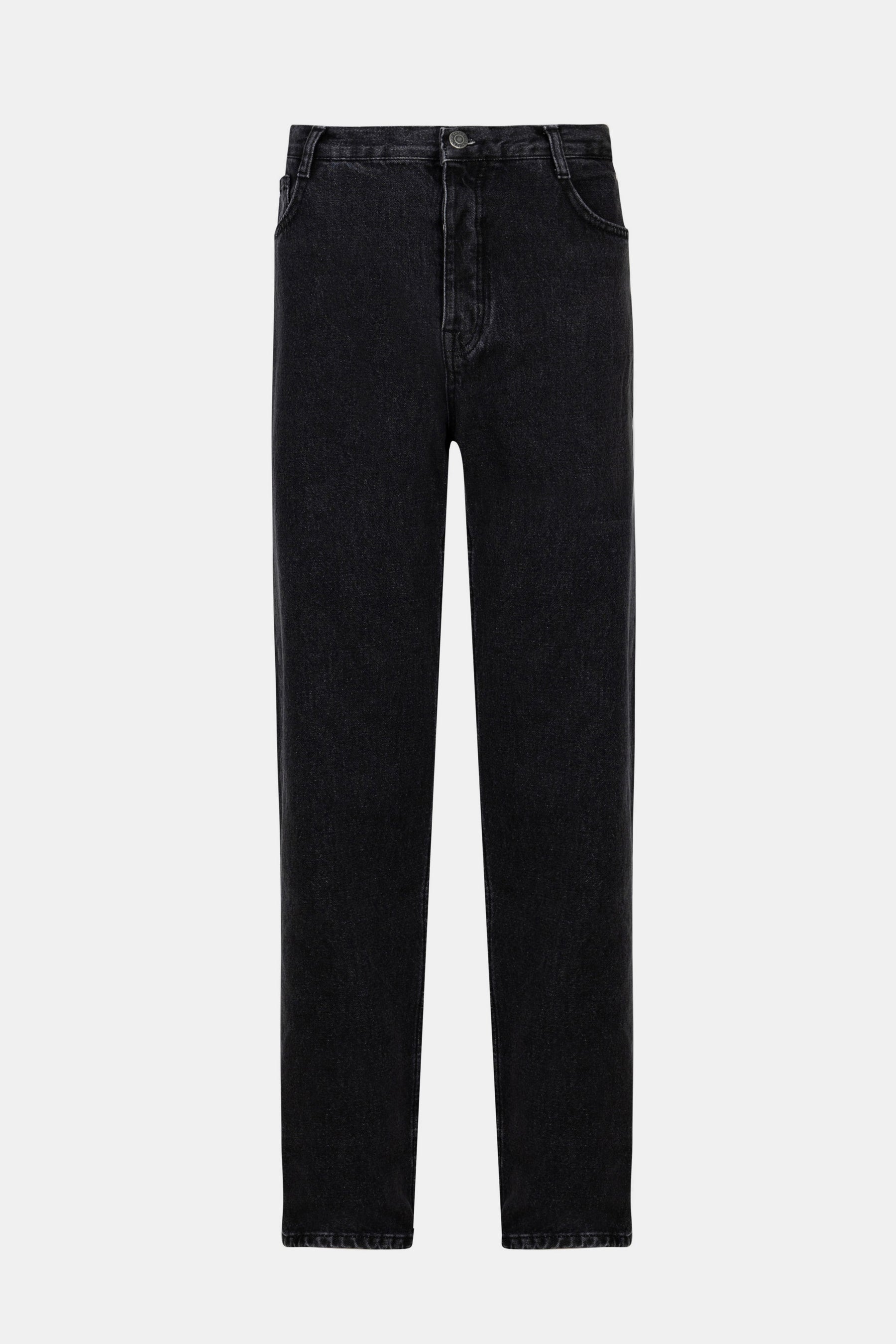 Black Straight Leg Jeans