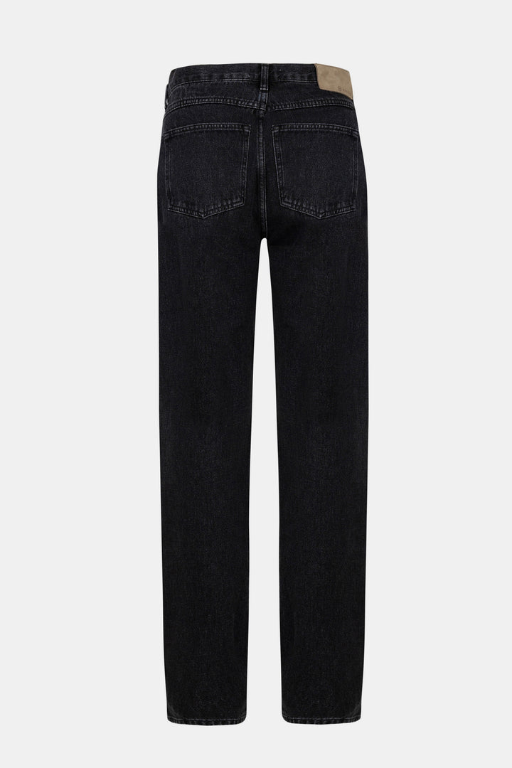 Black Straight Leg Jeans