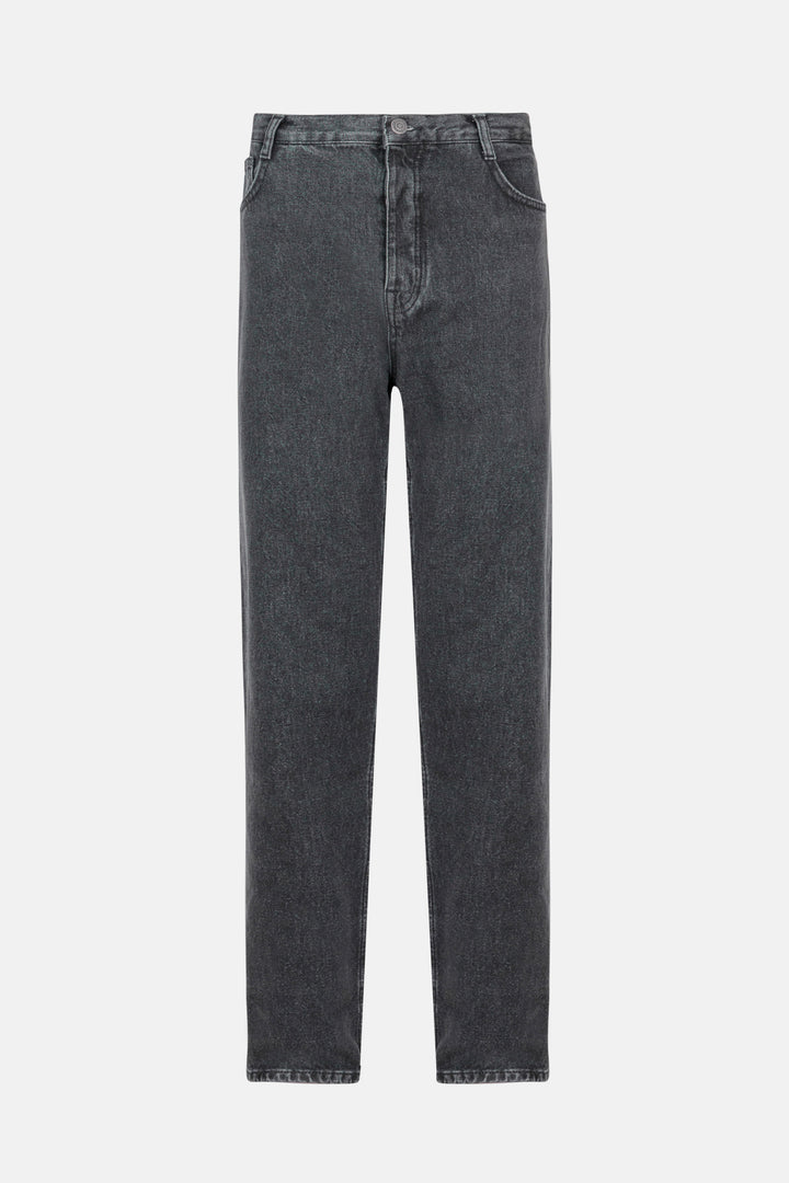 Grey Straight Leg Jeans