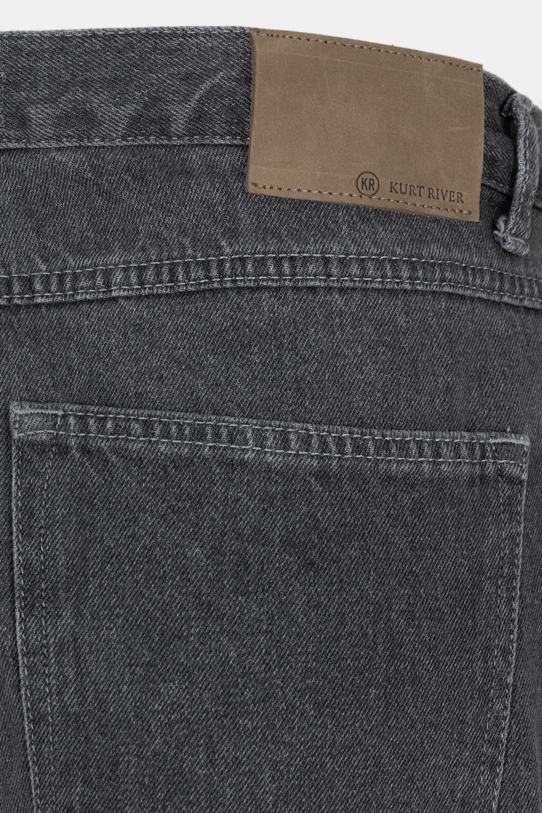 Grey Straight Leg Jeans