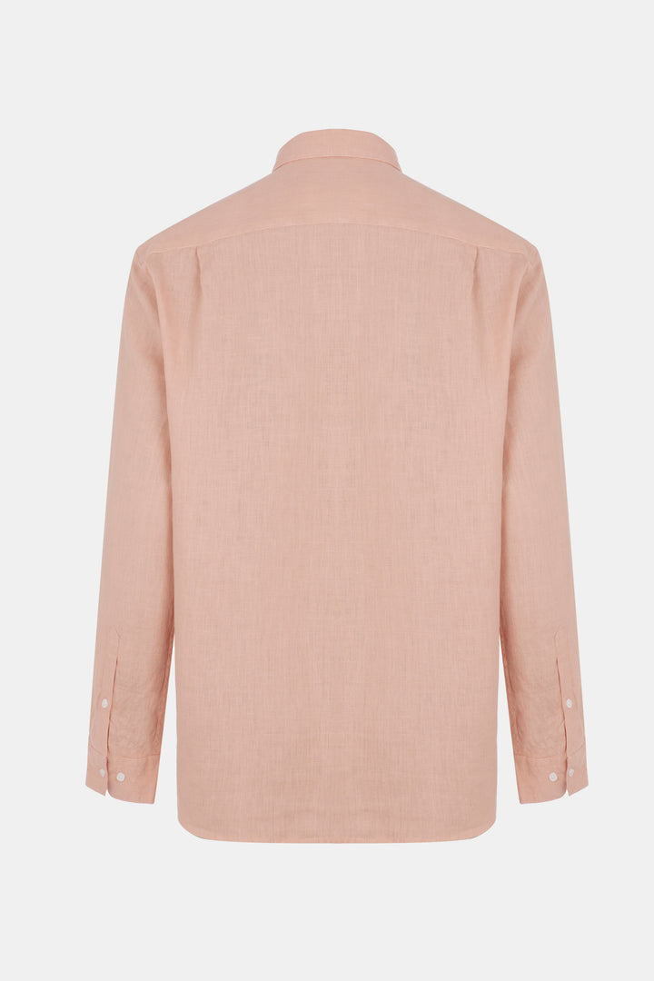 Light Pink Linen Shirt