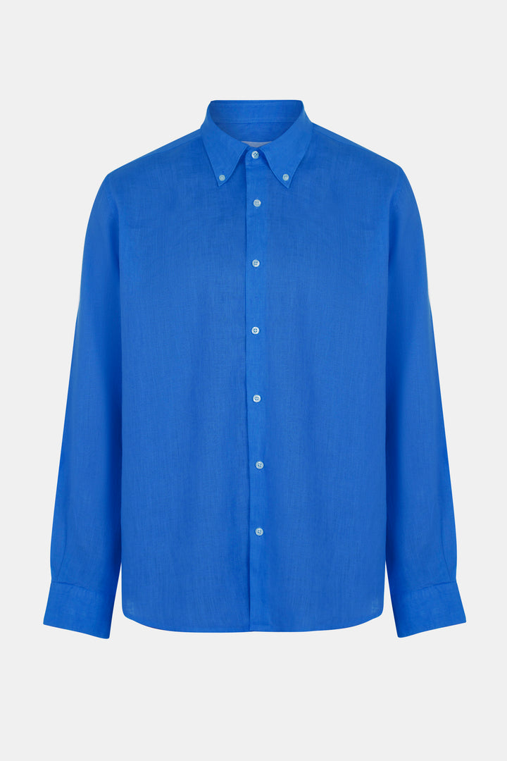 Blue Linen Shirt
