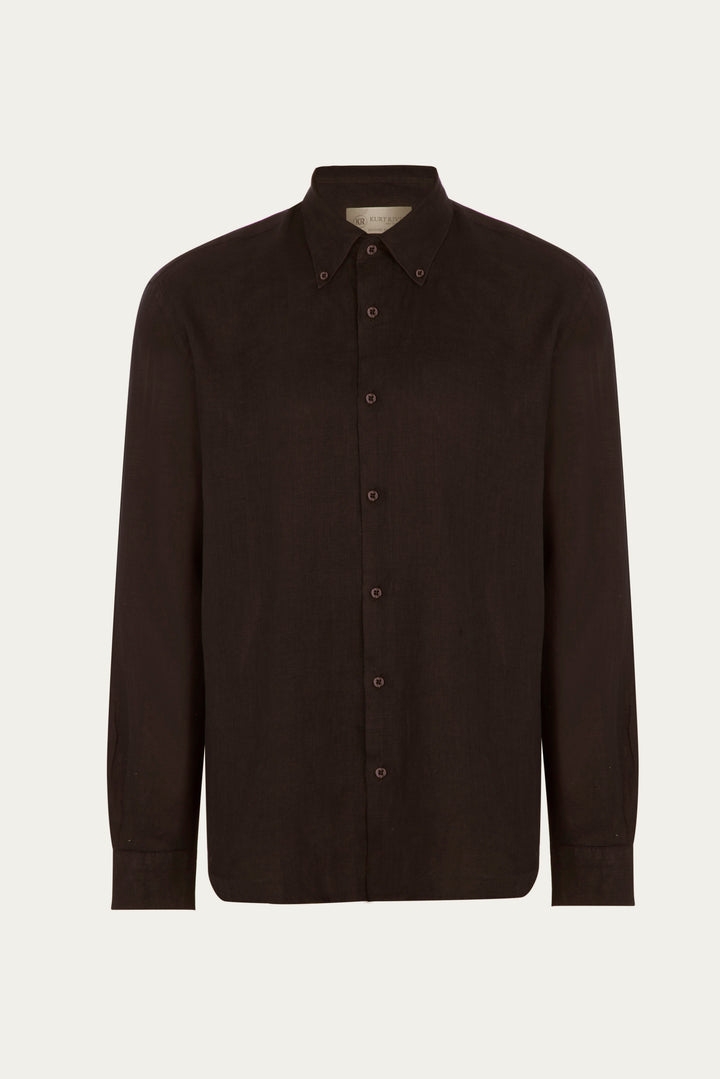 Brown Linen Shirt