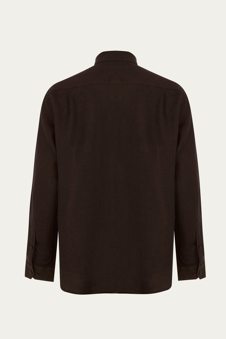 Brown Linen Shirt
