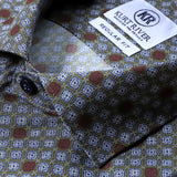 Green Brown Pattern Shirt