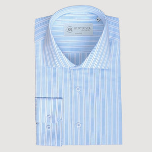 Light Blue Stripe Cotton Shirt