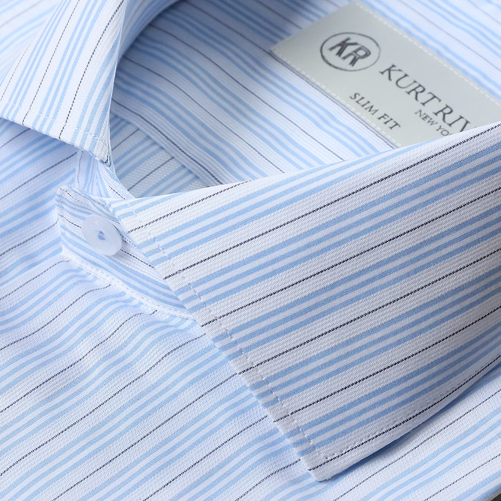 Light Blue Stripe Cotton Shirt