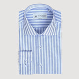 Blue Stripe Cotton Shirt