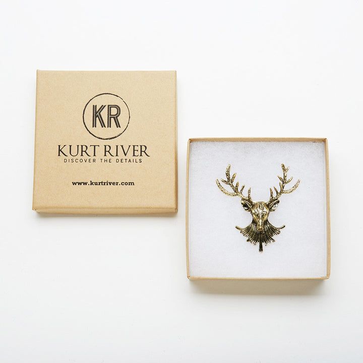 Bronze Moose Pin