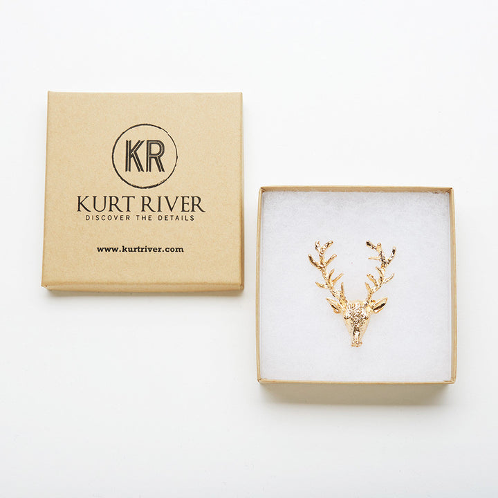 Golden Deer Pin