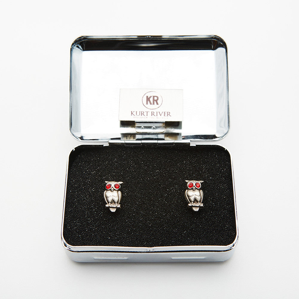 Red Owl Cufflinks