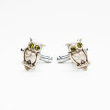 Green Owl Cufflinks