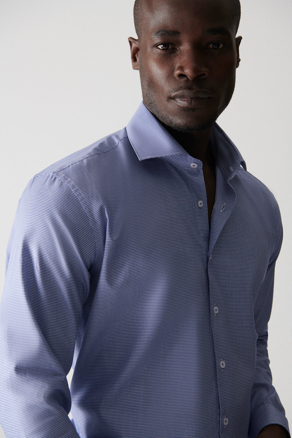 Blue Premium Cotton Shirt