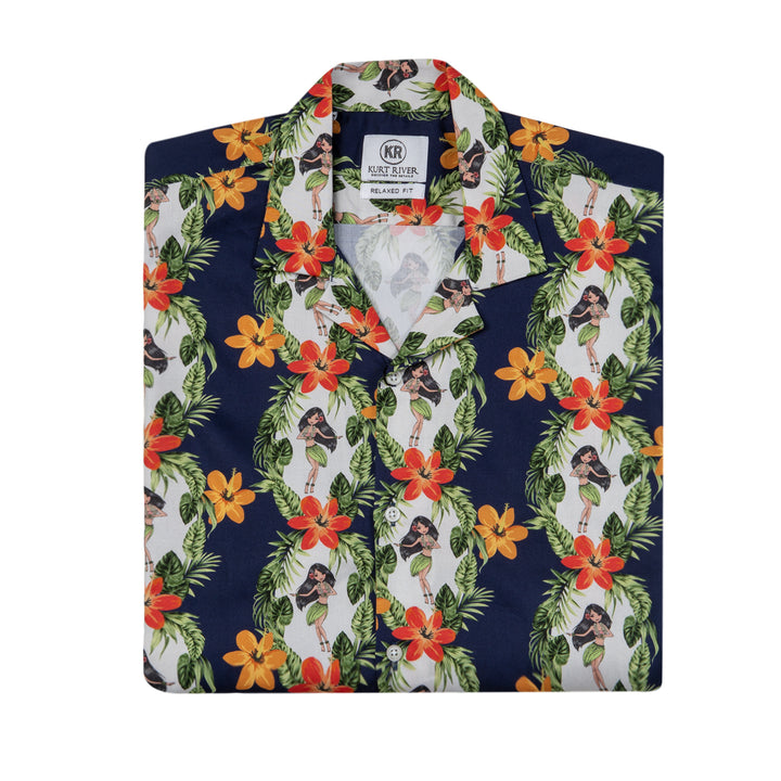 Hawaiian Blue Short Sleeve Shirt
