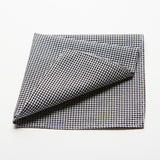 Black Plaid Pocket Square