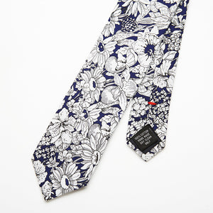Blooming Blue Floral Tie