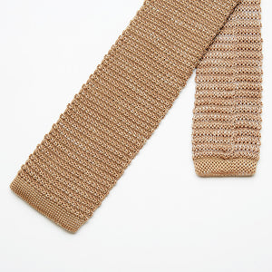Burlywood Knit Tie