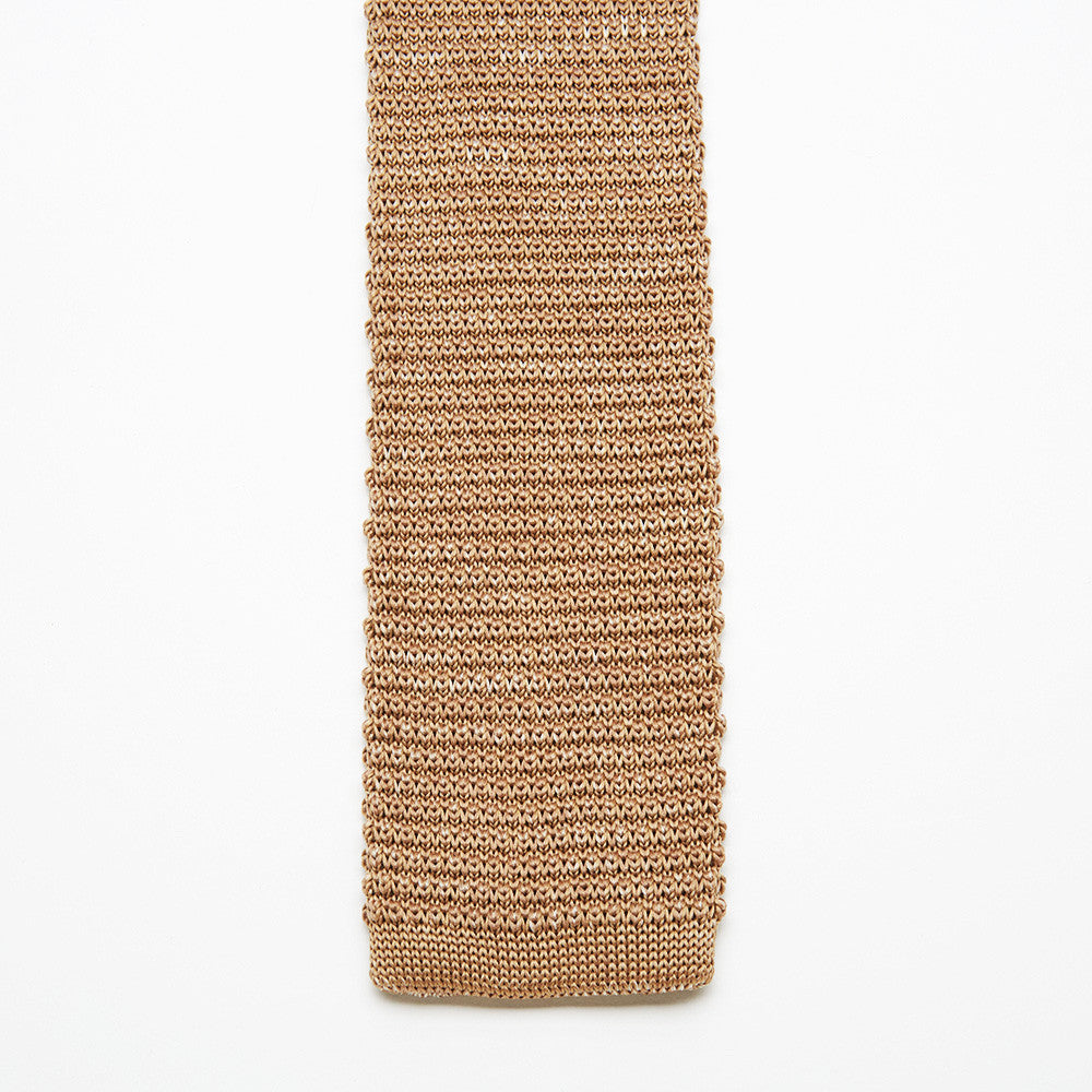 Burlywood Knit Tie – Kurt River