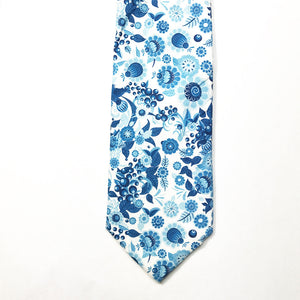 Royal Blue Floral Tie