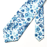 Royal Blue Floral Tie