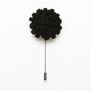 Black Dandelion Pin