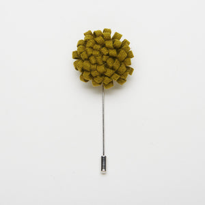 Bronze Green Dandelion Pin