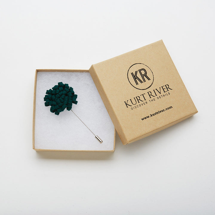 Brunswick Green Dandelion Pin