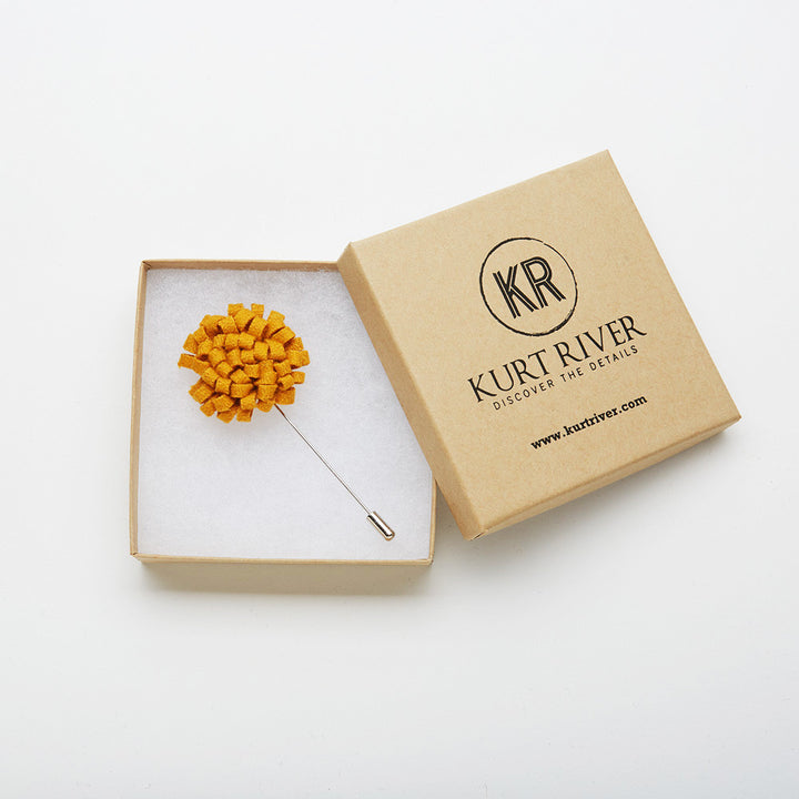 Earth Yellow Dandelion Pin