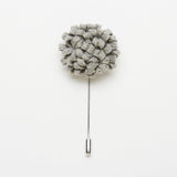 Grey Dandelion Pin