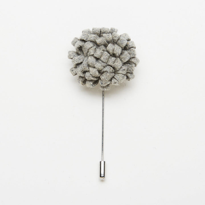 Grey Dandelion Pin