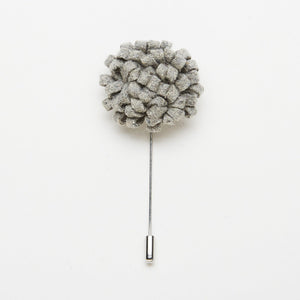Grey Dandelion Pin