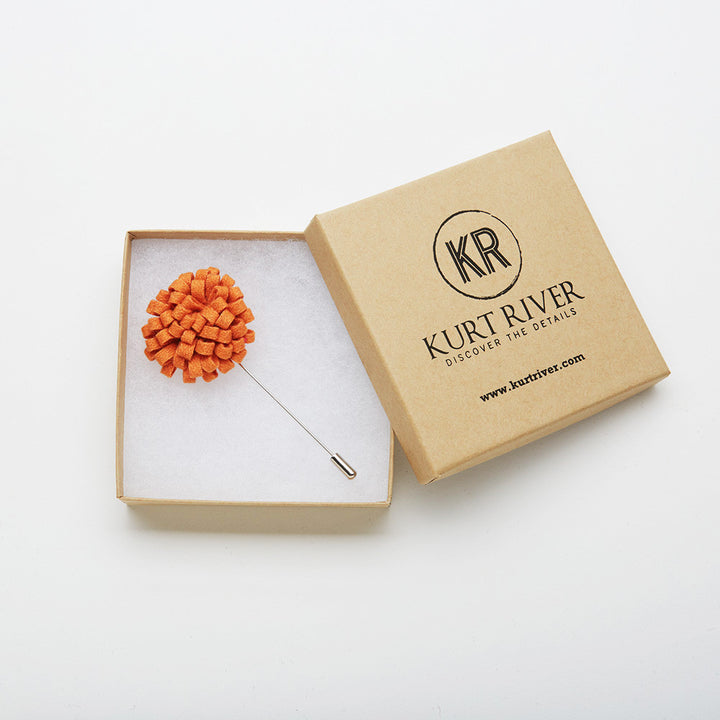 Orange  Dandelion Pin