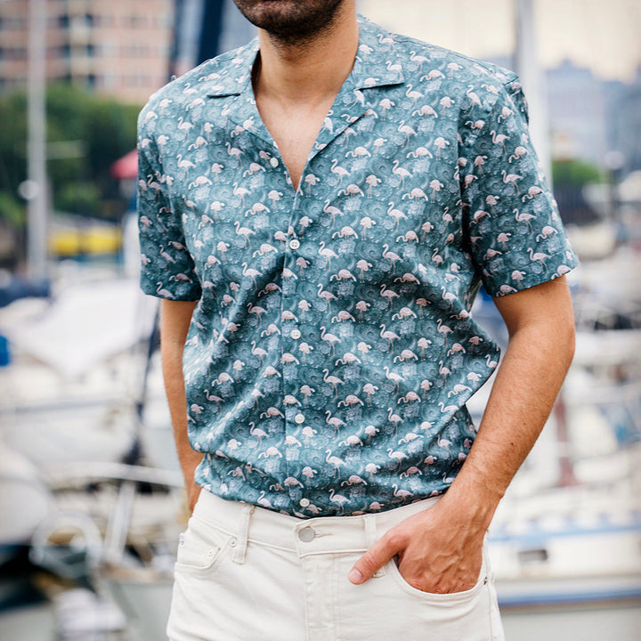 Flamingo Short Sleeve Shirt