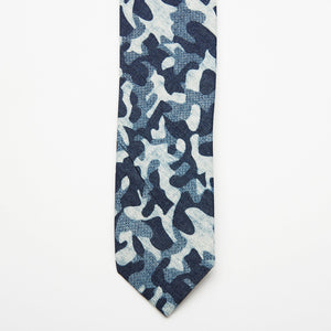 Force Blue Camouflage Tie