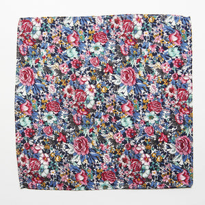 Multicoloured Floral Pocket Square