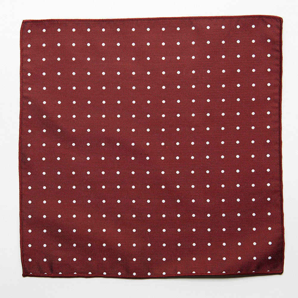 Red Dot Pocket Square